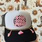 Checkered Love Like Jesus Trucker Hat & Cowgirl Chain