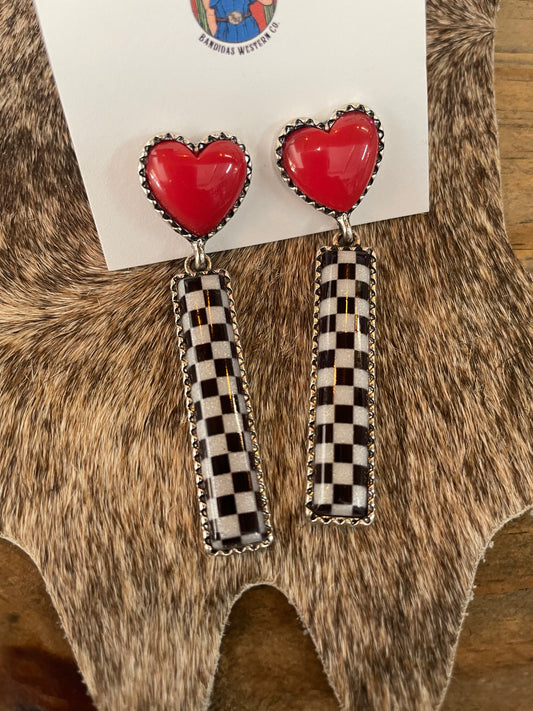 Queen Of Hearts Earrings