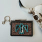 ThunderBird Western Cowhide Leather Keychain Wallet