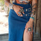 Buckle Up Denim Skirt