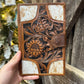 The Floral Cowhide Wallet