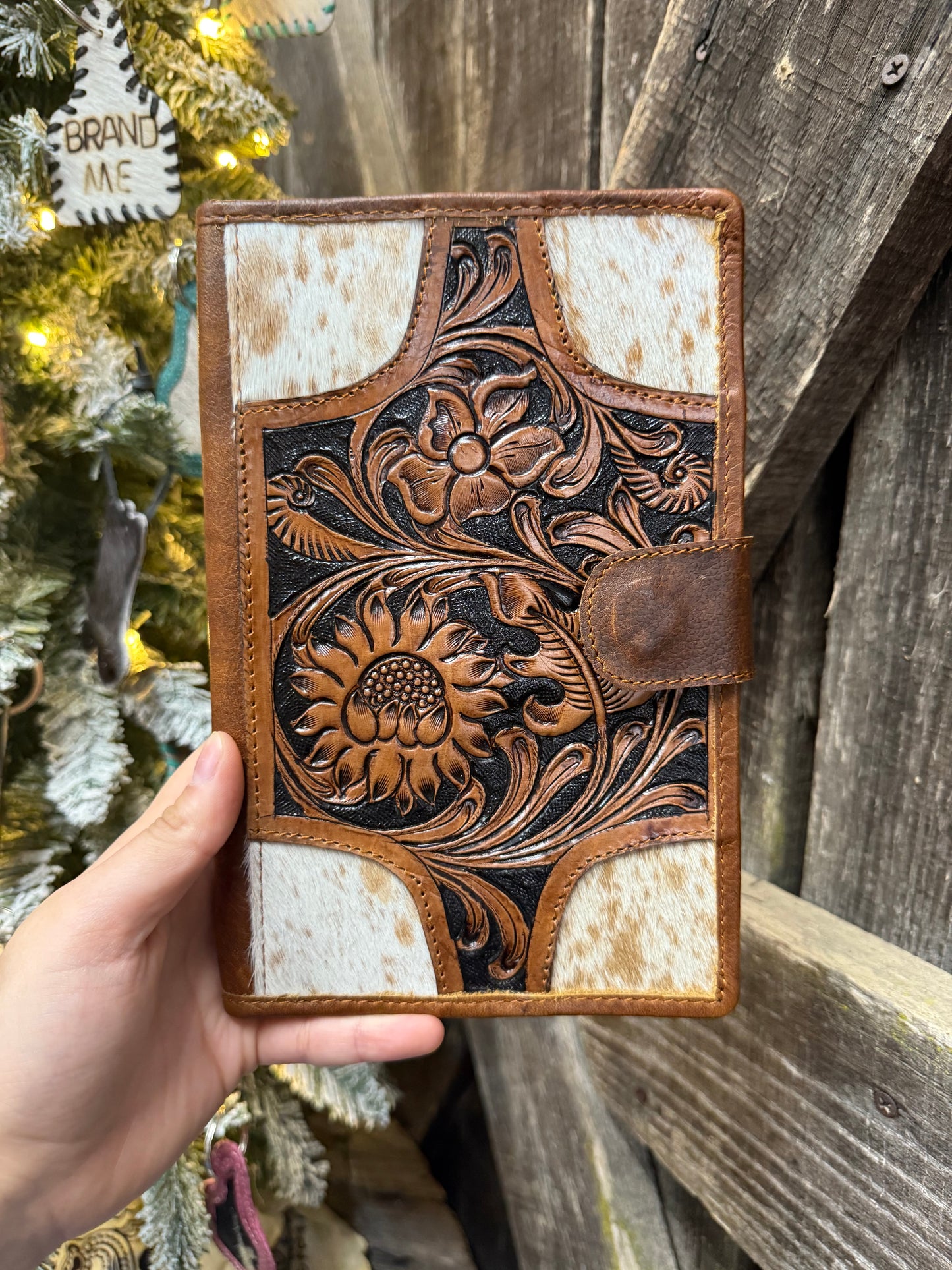 The Floral Cowhide Wallet