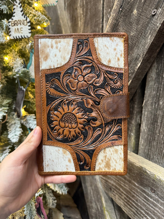 The Floral Cowhide Wallet
