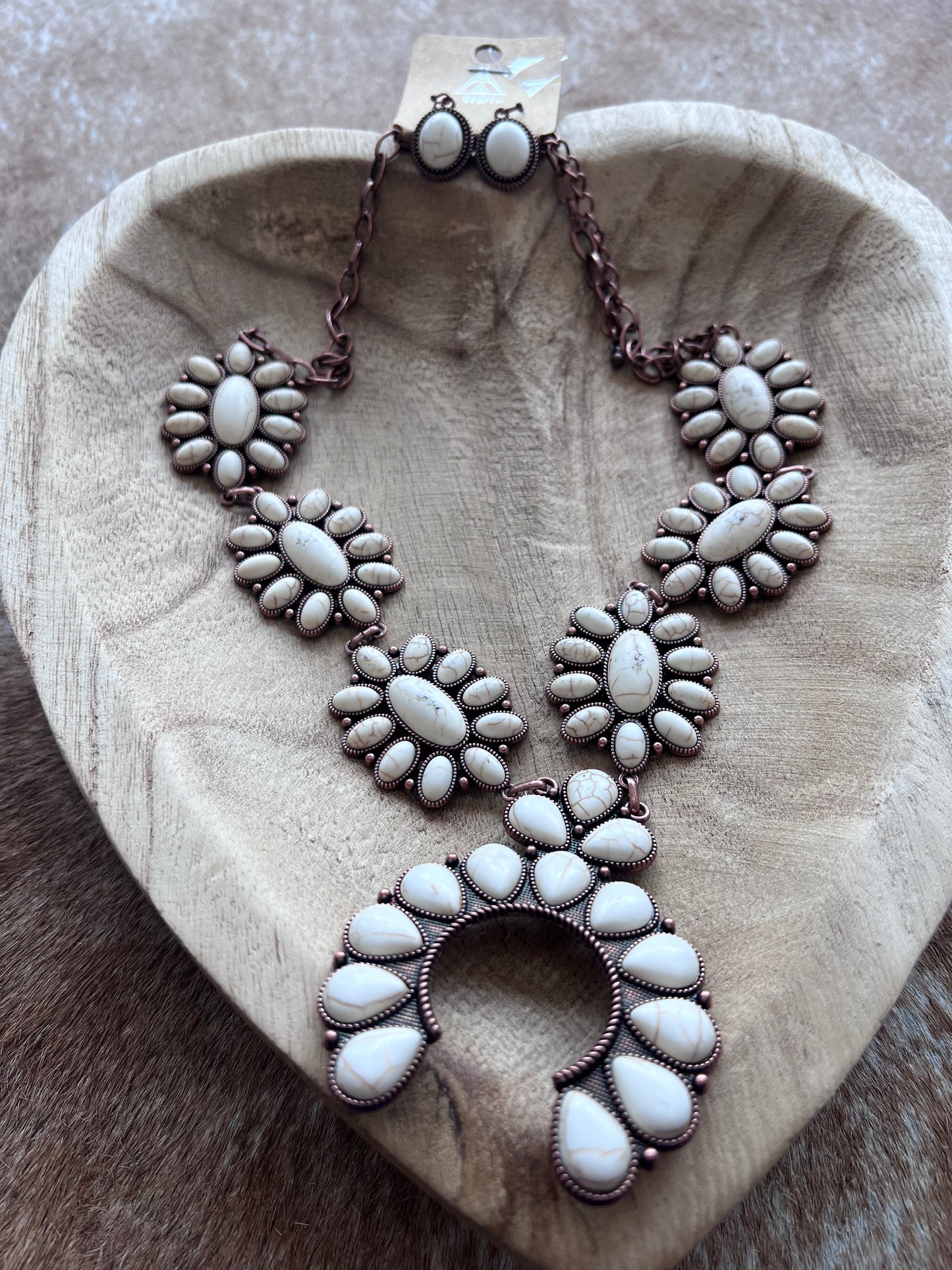 Desert Pearl Squash Necklace Set