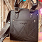 Mini Black Wrangler Tote Crossbody Bag