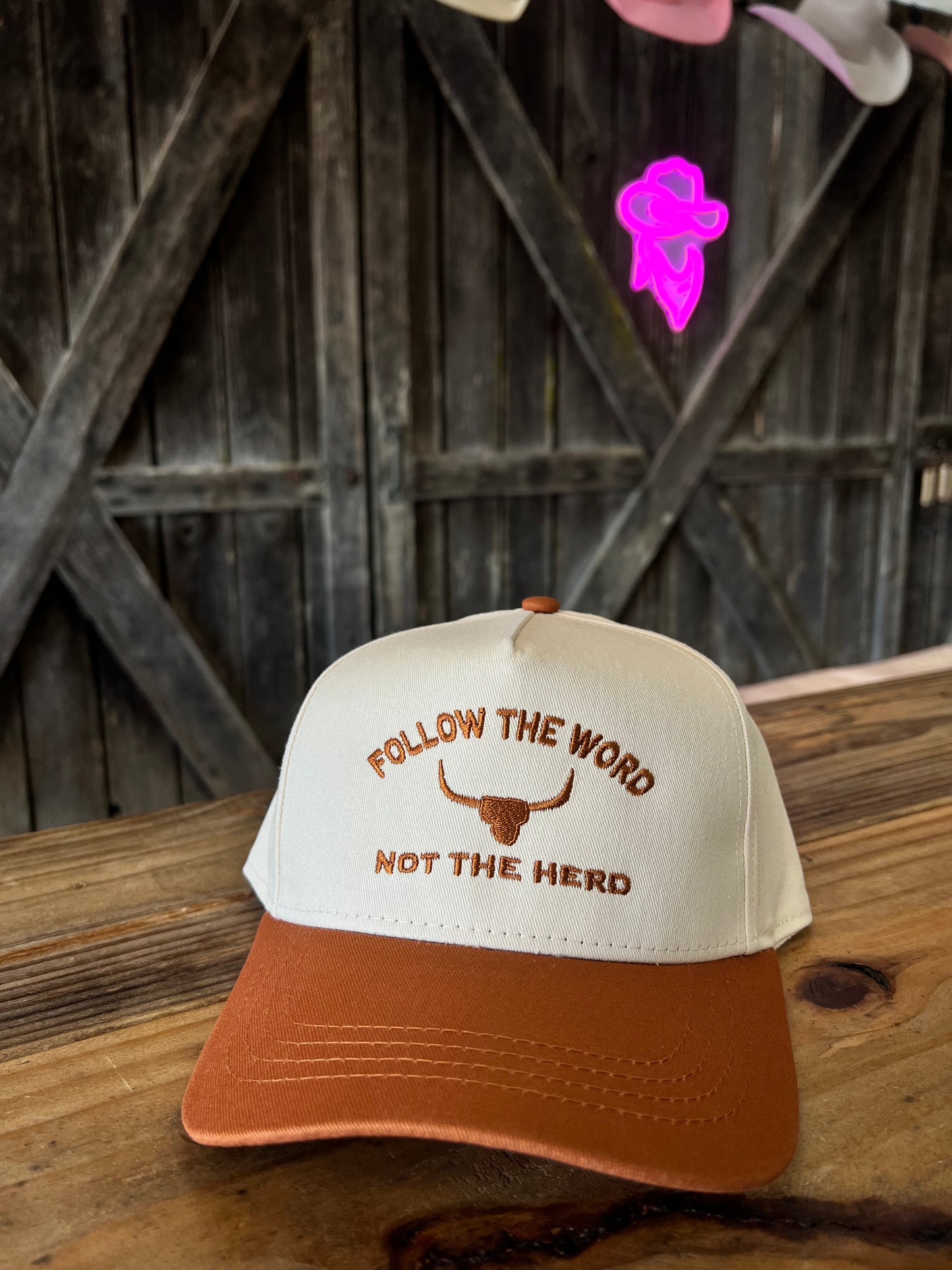 Follow the Word Not the Herd Hat