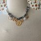 White & Black Bandana Necklace
