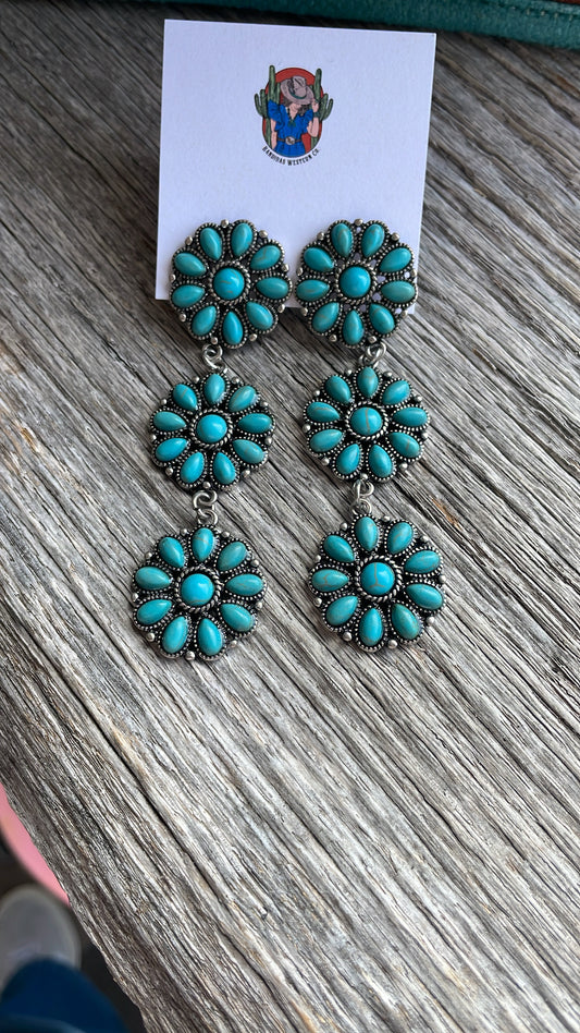 The Turquoise Elegance Earrings