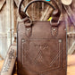 Mini Wrangler Coffee Tote/Crossbody Bag