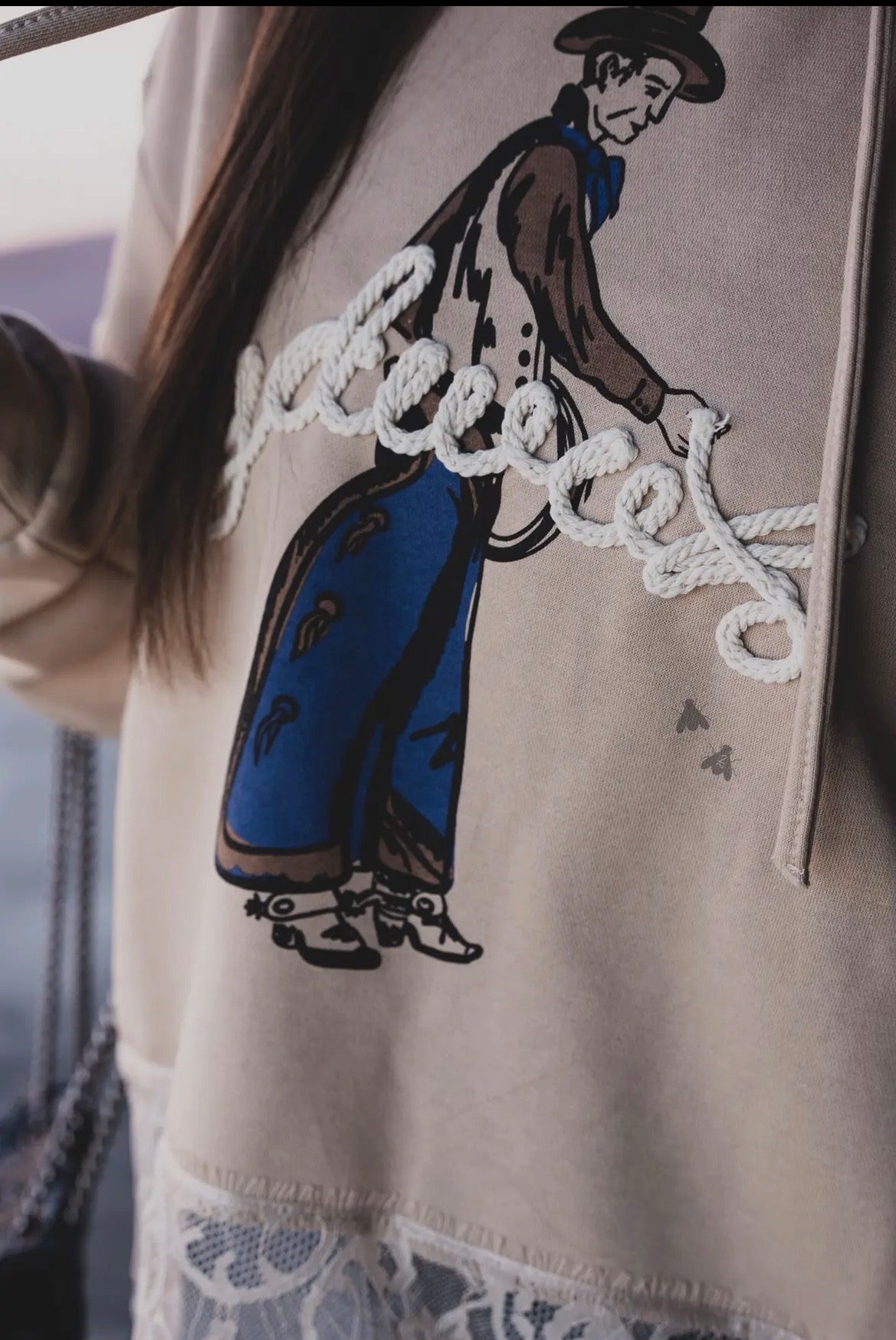 The Chill Cowboy Lace Hoodie