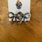 Turquoise Bow Earrings