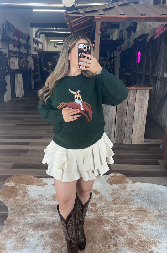 The Rodeo Cowboy Oversized Sweater