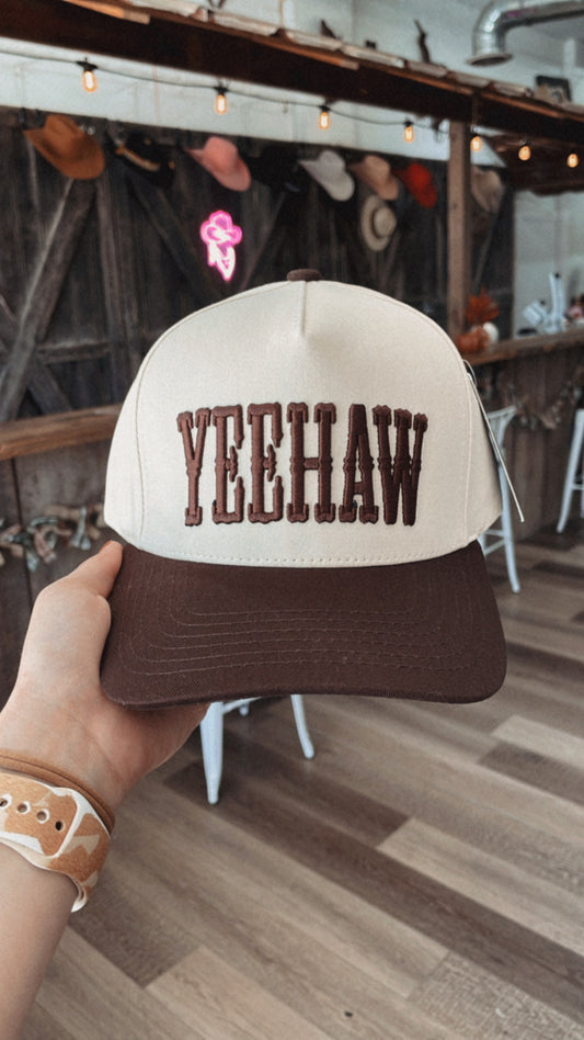 Yeehaw Embroidered Cap