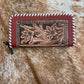 Burgundy Floral Wallet
