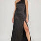 Midnight Outlaw Satin Gown