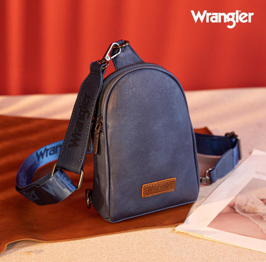 Wrangler Navy Sling Bag