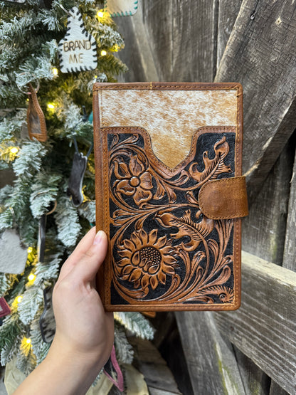 The Floral Cowhide Wallet