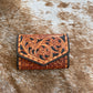 Floral Leather Wallet
