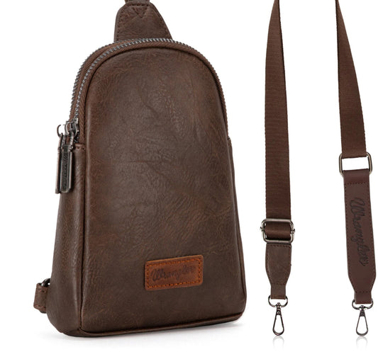 Wrangler Coffee Sling Bag