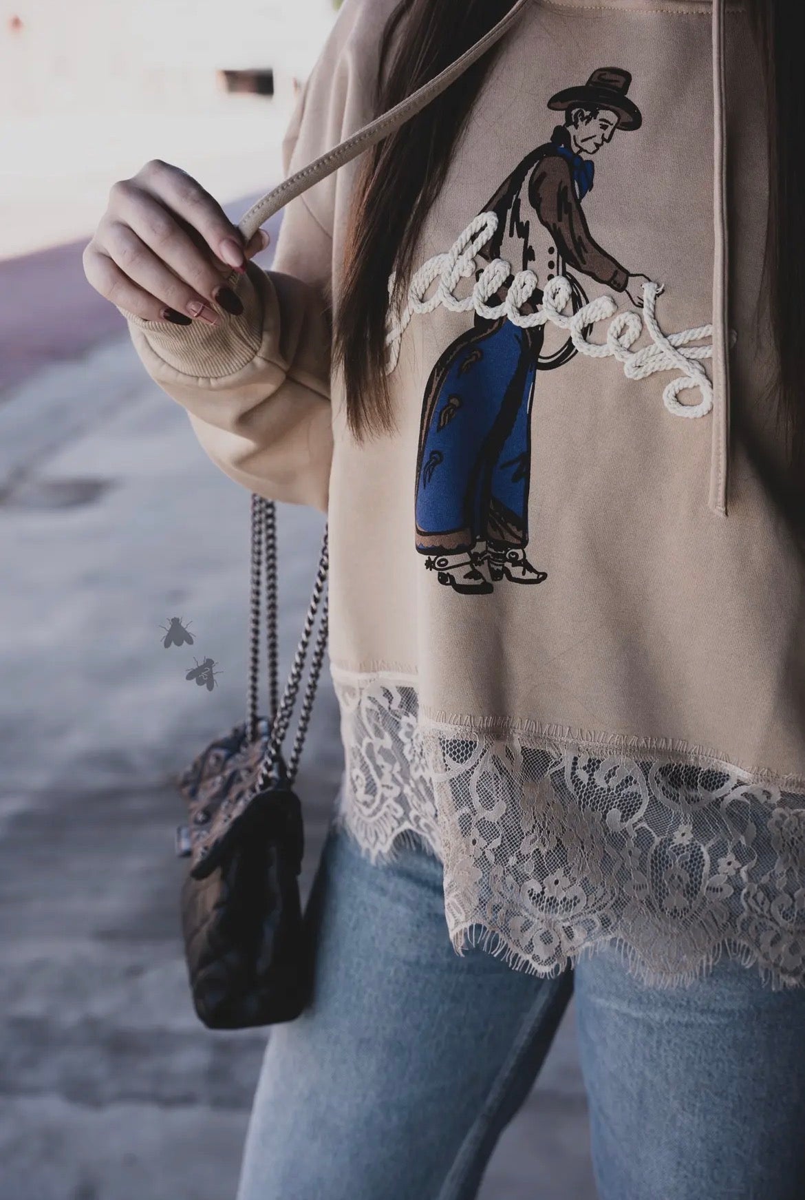 The Chill Cowboy Lace Hoodie