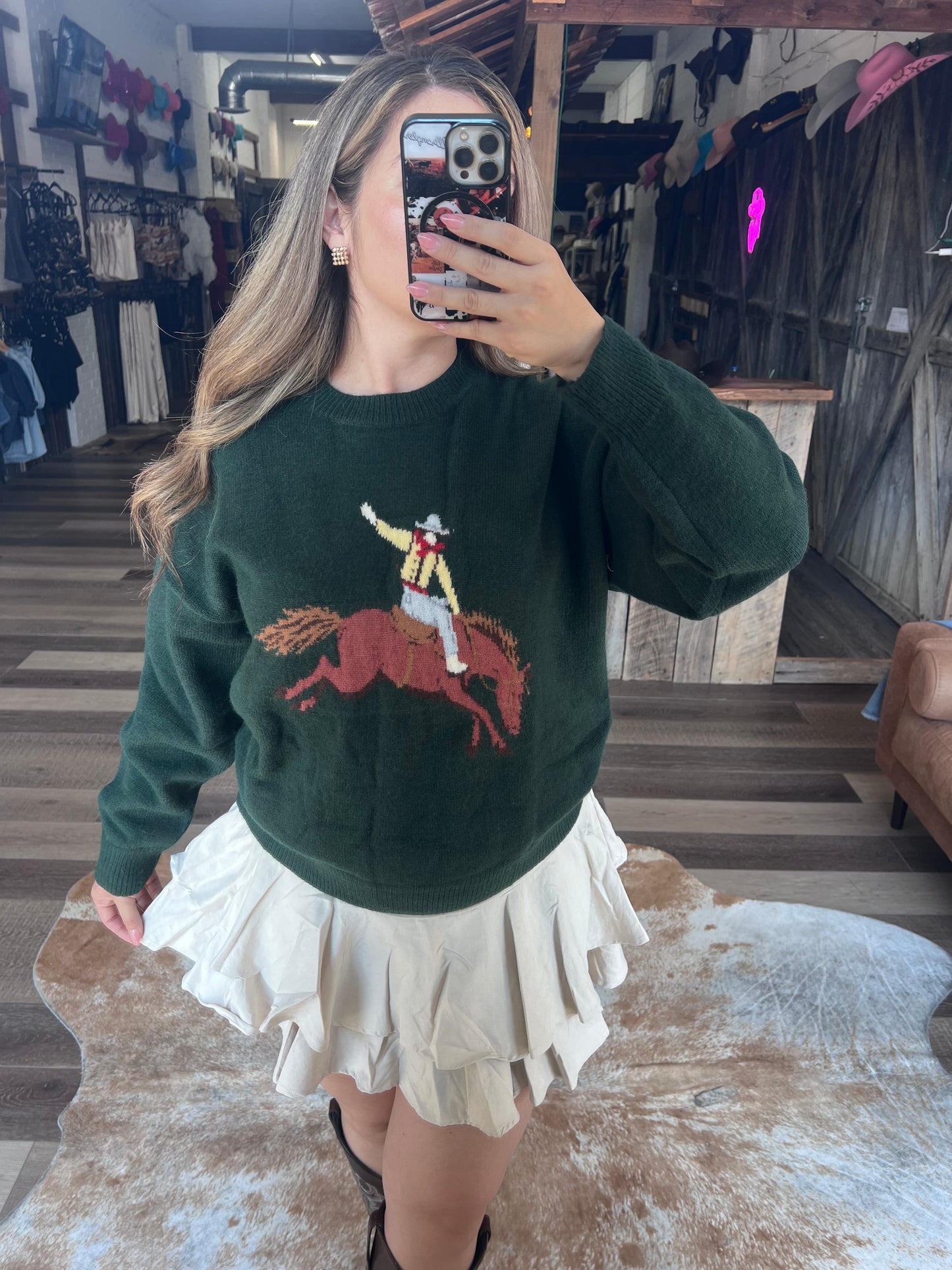 The Rodeo Cowboy Oversized Sweater