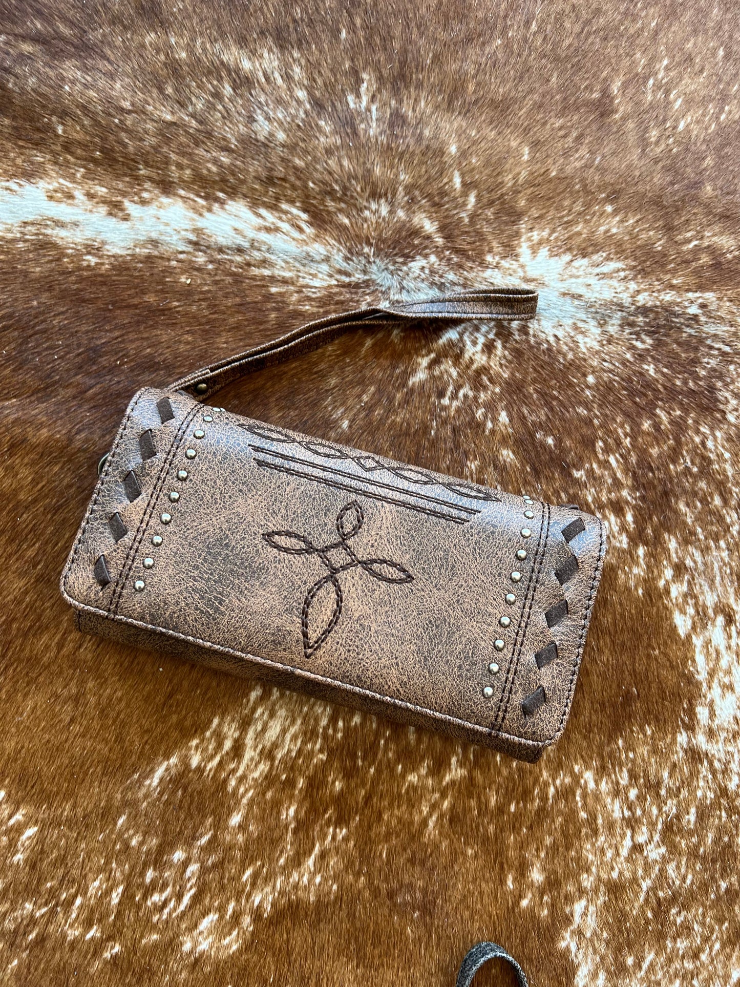 Montana West Whipstitch Collection Wallet