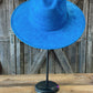 Electric Blue Suede Hat