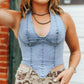 Halter Denim Corset