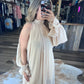 Western Romance Halter Dress