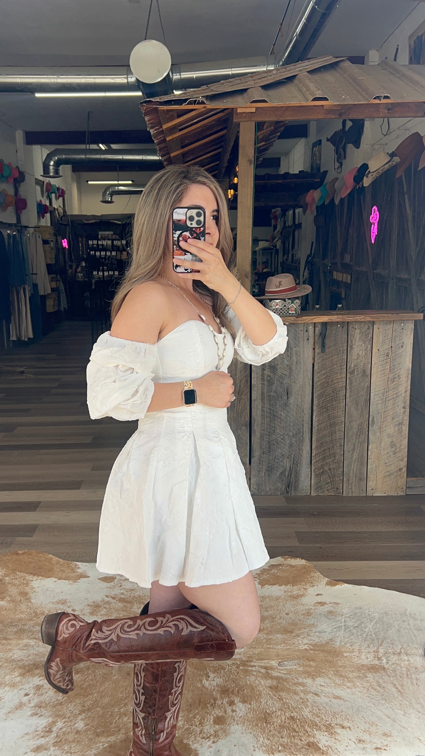 (PREORDER RESTOCK:ETA April 24-27)White Prairie Bloom Dress