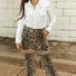 Untamed Leopard Slit Jeans