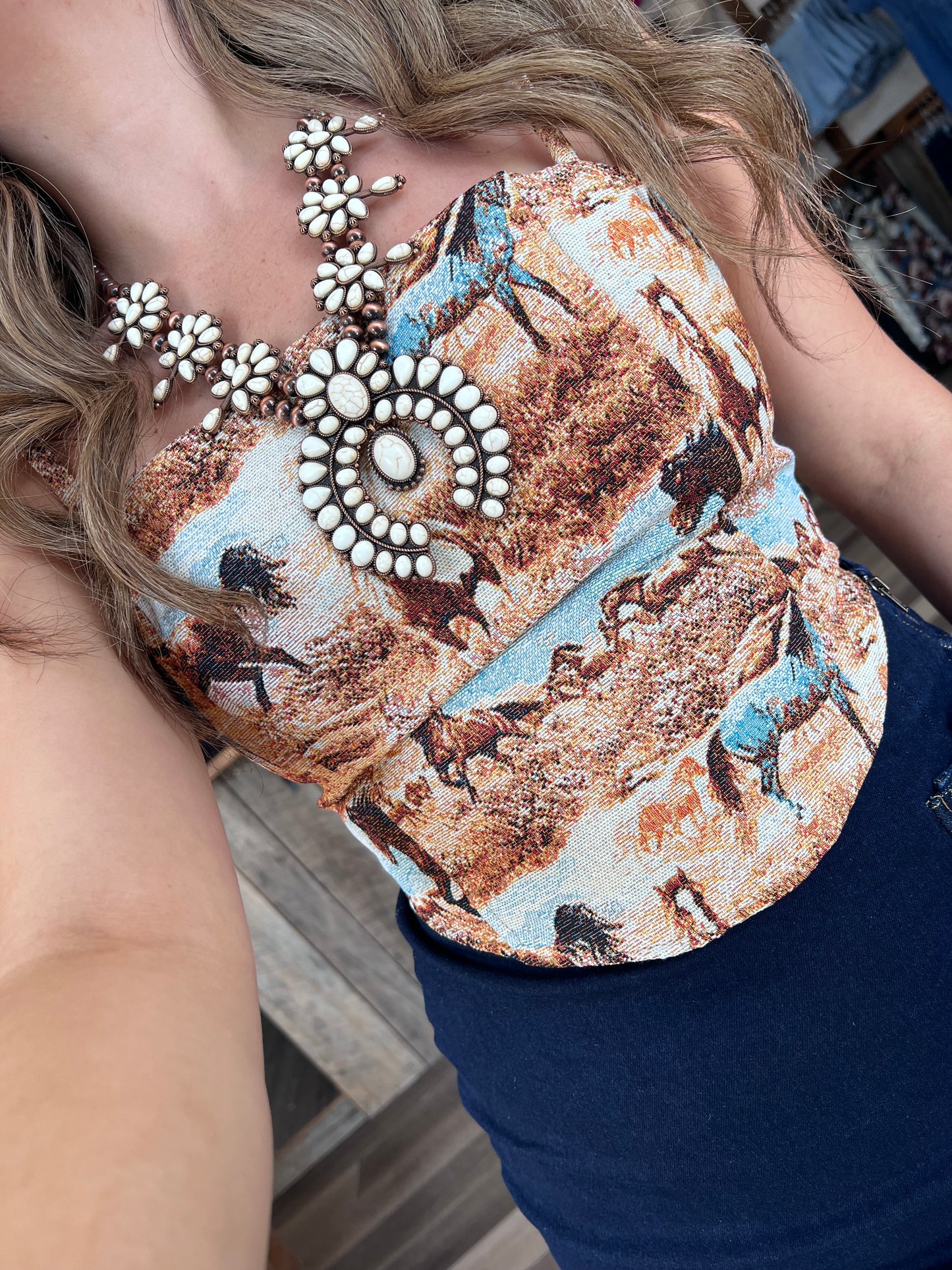 Mustang Muse Tapestry Corset