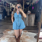 Denim Darlin’ Romper