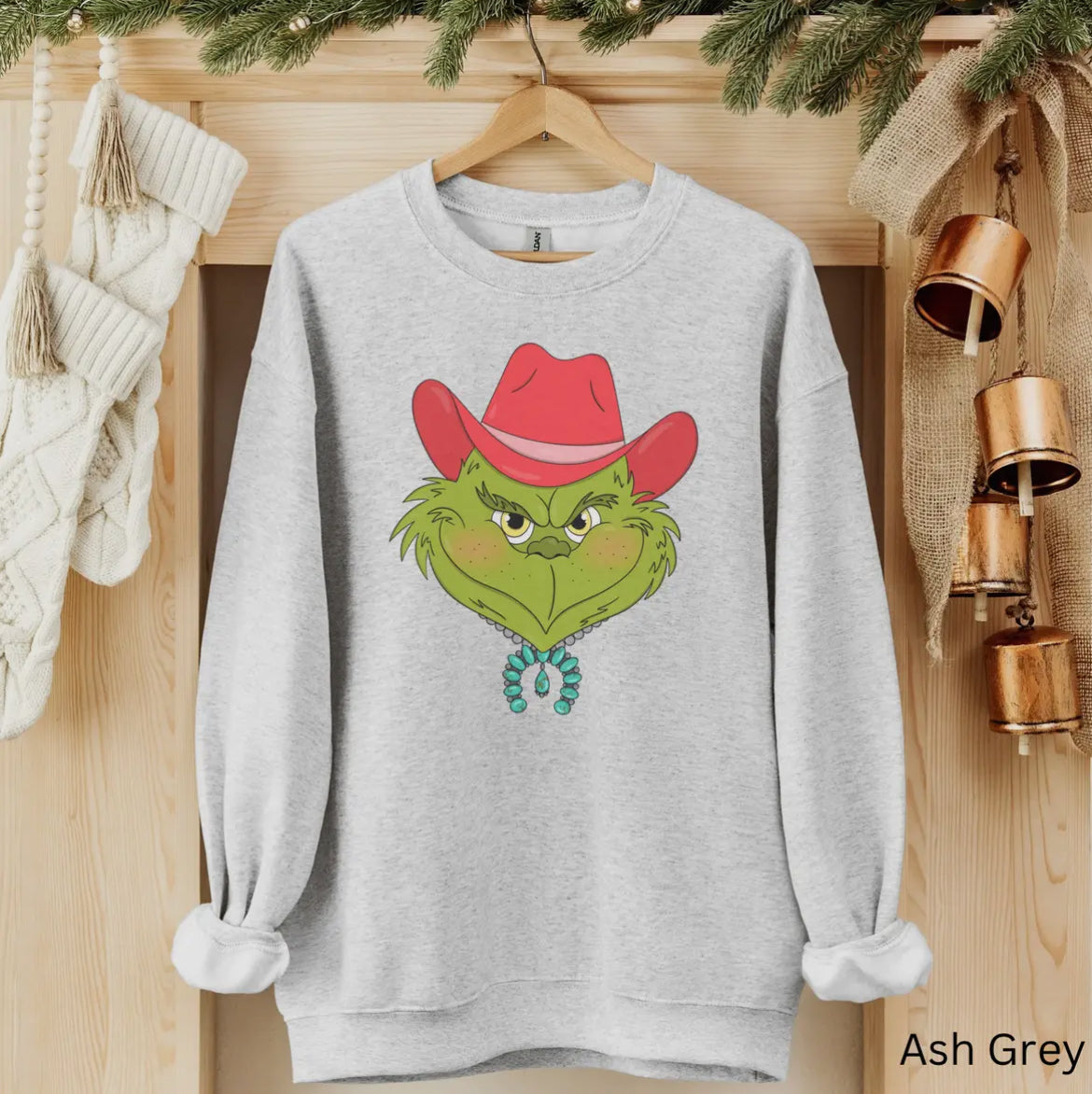 Grinch & Turquoise Sweatshirt