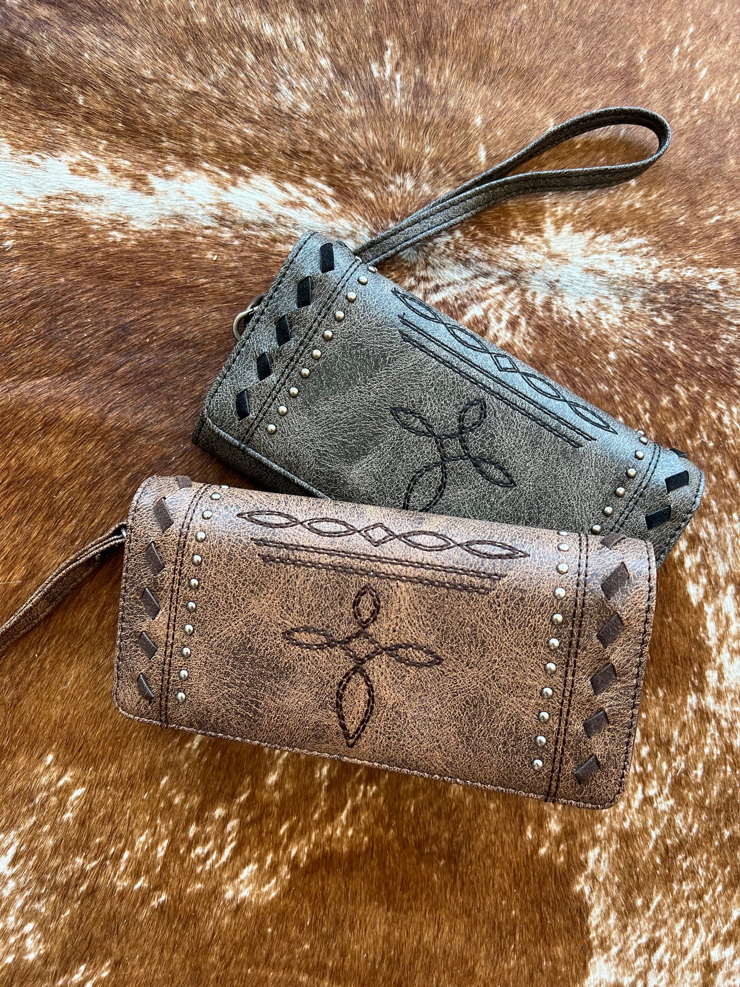 Montana West Whipstitch Collection Wallet