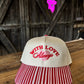 With Love Always Striped Valentines Day Hat