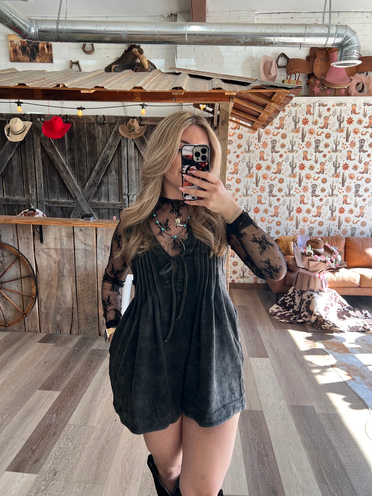 Blackout Babe Romper