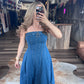 The Sculpted Denim Maxi