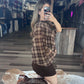 The Autumn Enchantment Silk Cape Dress