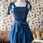 Tie Front Denim Romper