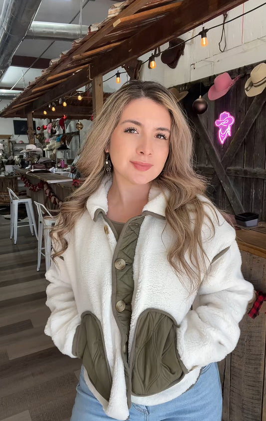 The Olive & Snow Sherling Jacket