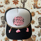 Checkered Love Like Jesus Trucker Hat & Cowgirl Chain