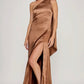 Caramel Canyon Satin Gown