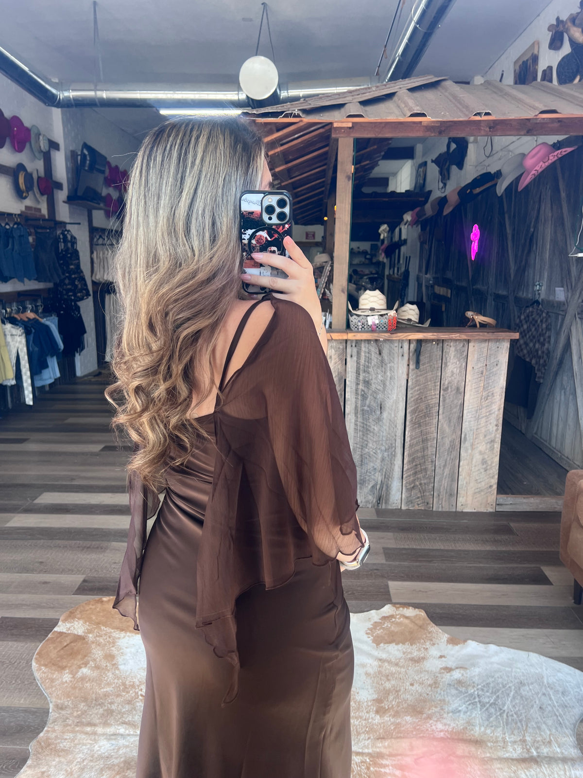 The Chocolate Veil Dress