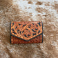 Floral Leather Wallet