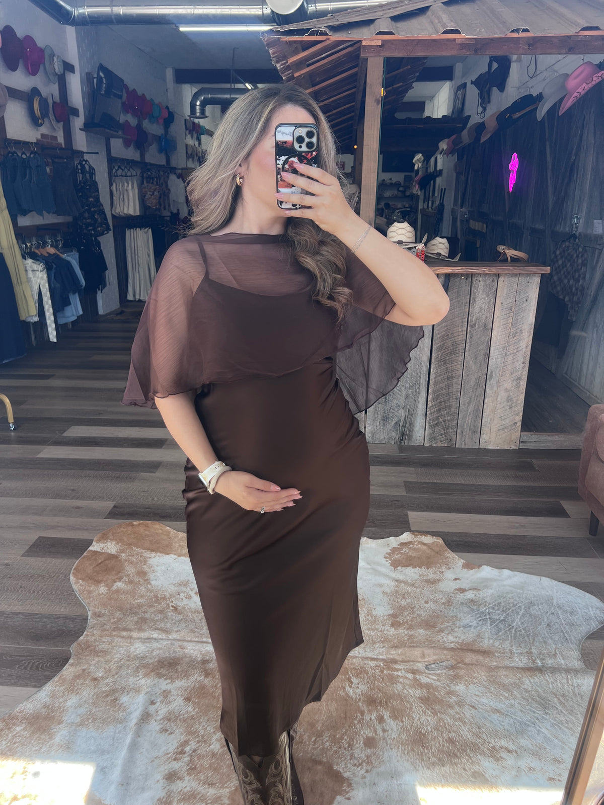 The Chocolate Veil Dress