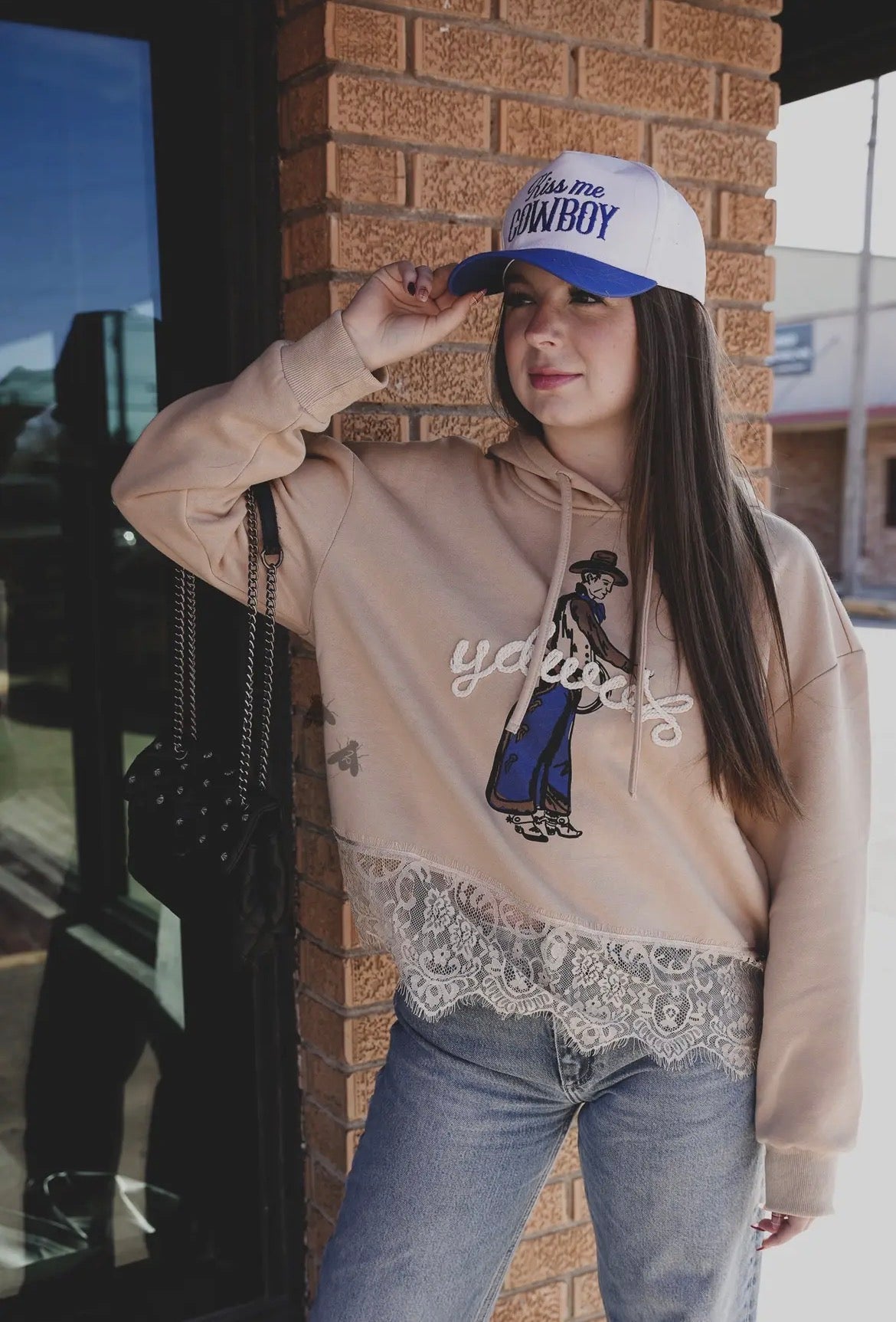 The Chill Cowboy Lace Hoodie