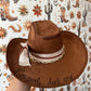 Cowgirls Dont Cry Suede Custom Hat