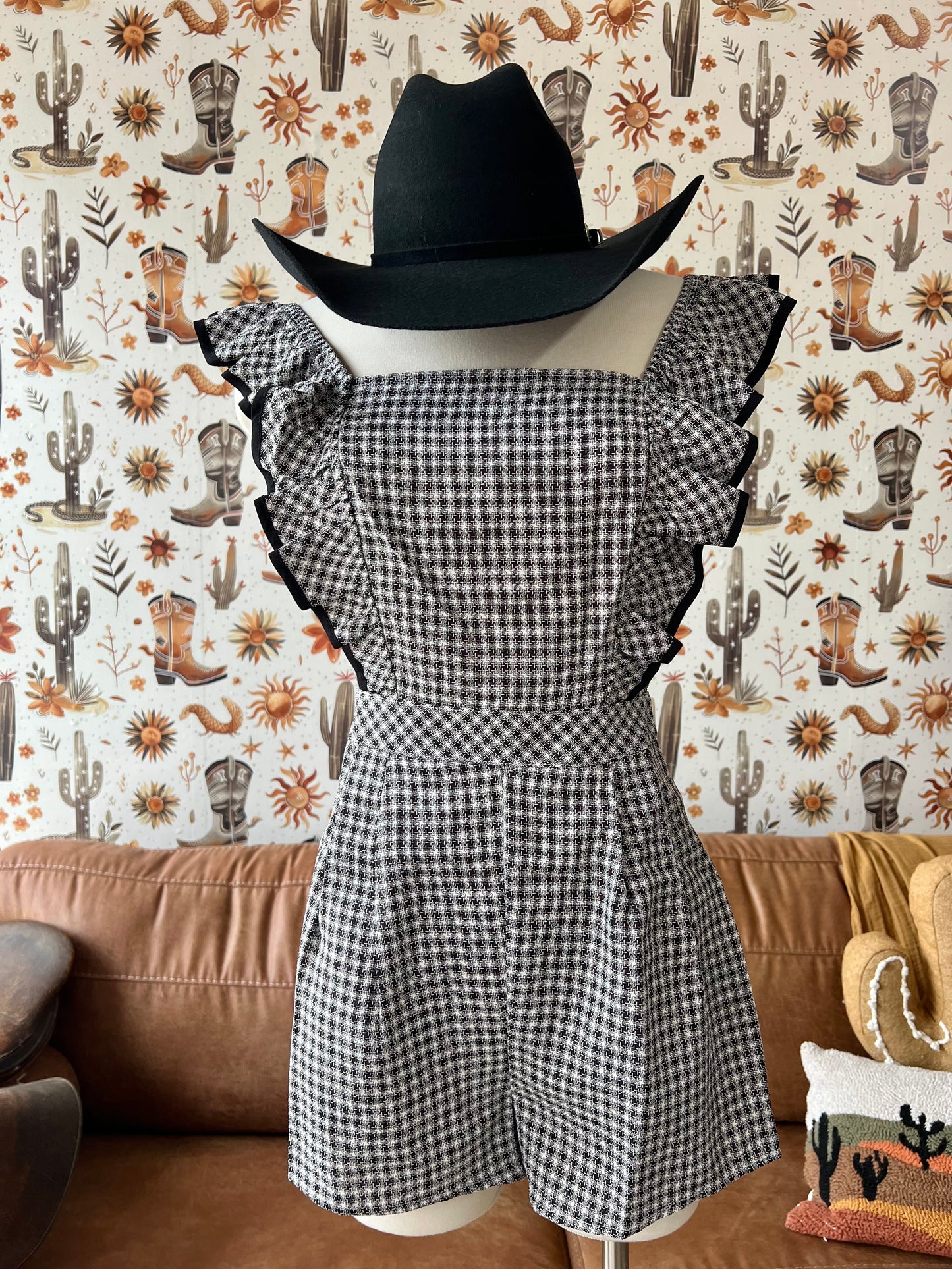 Picnic Print Romper