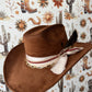 Cowgirls Dont Cry Suede Custom Hat